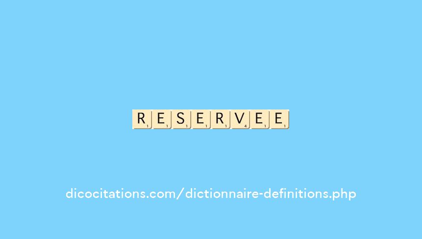 reservee reservee