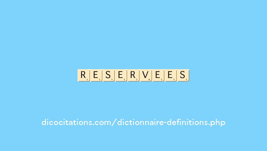 reservees reservees