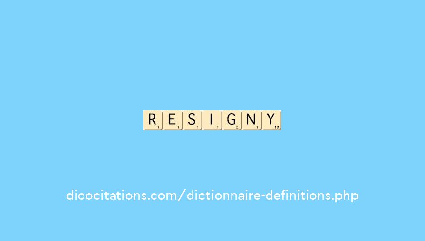 resigny