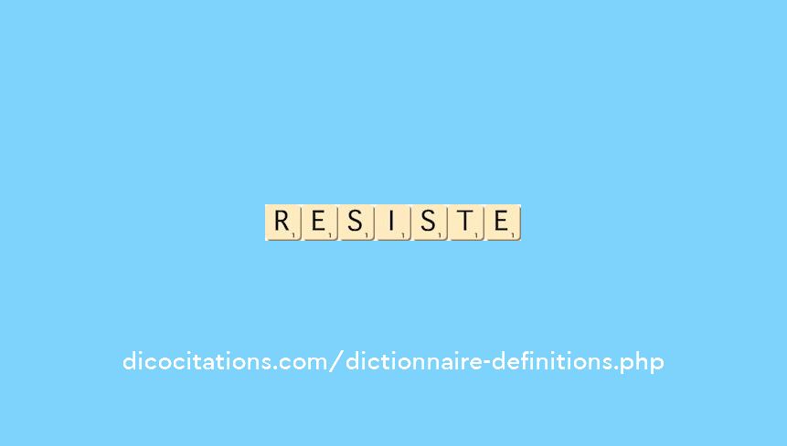 resiste