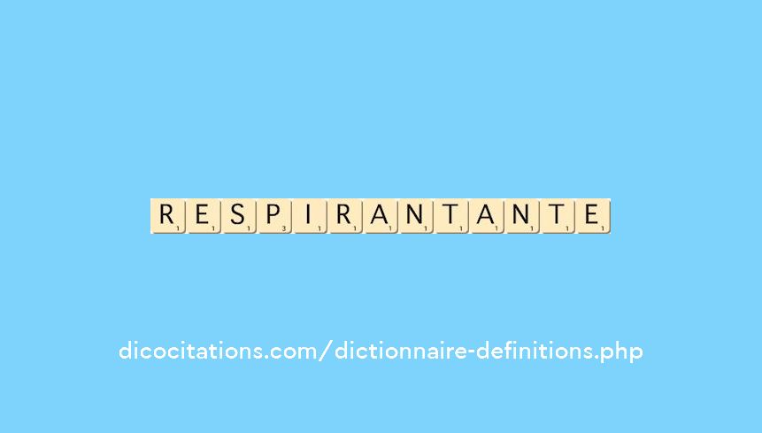 respirant--ante