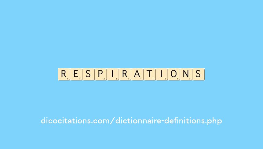 respirations