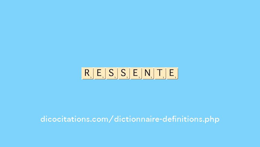 ressente