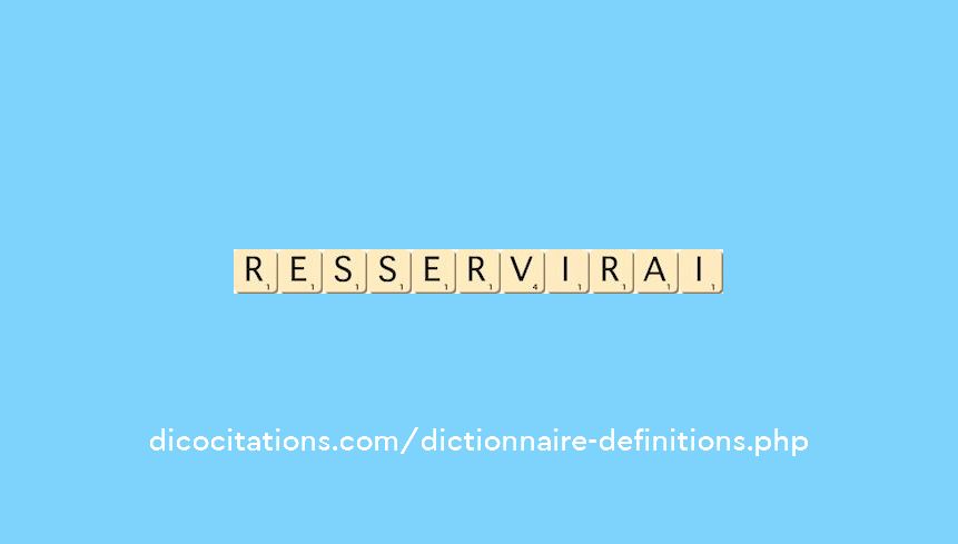resservirai