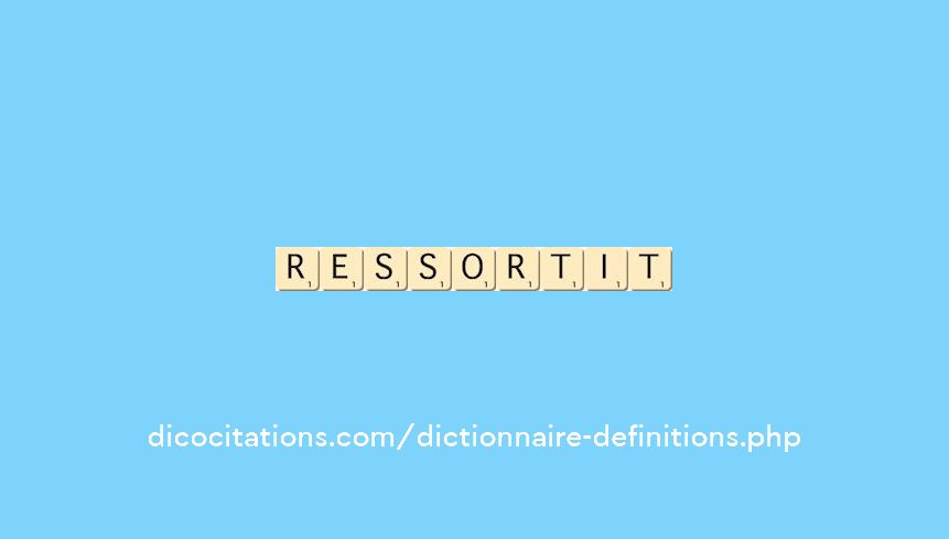 ressortit ressortit