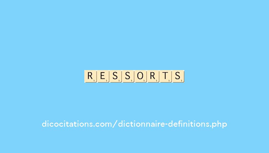 ressorts ressorts