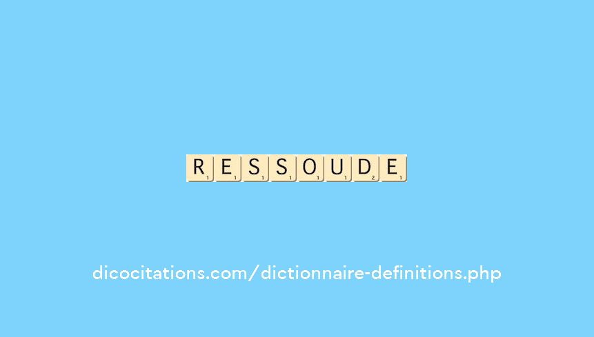 ressoude