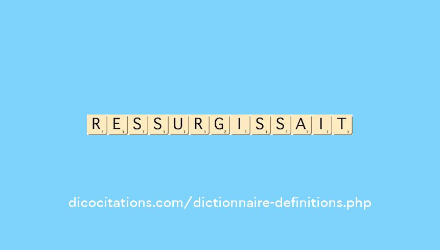 ressurgissait