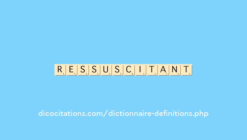ressuscitant ressuscitant
