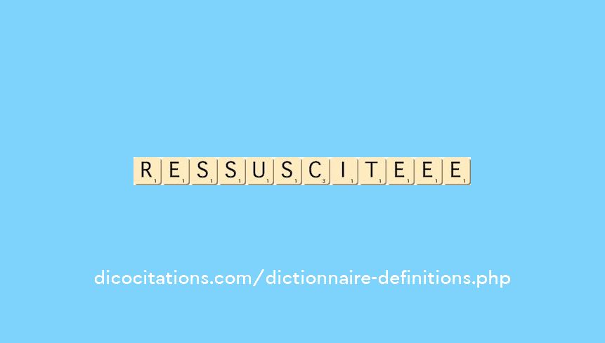 ressuscite--ee