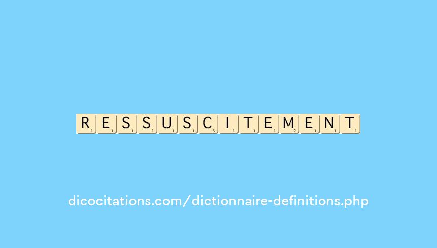 ressuscitement