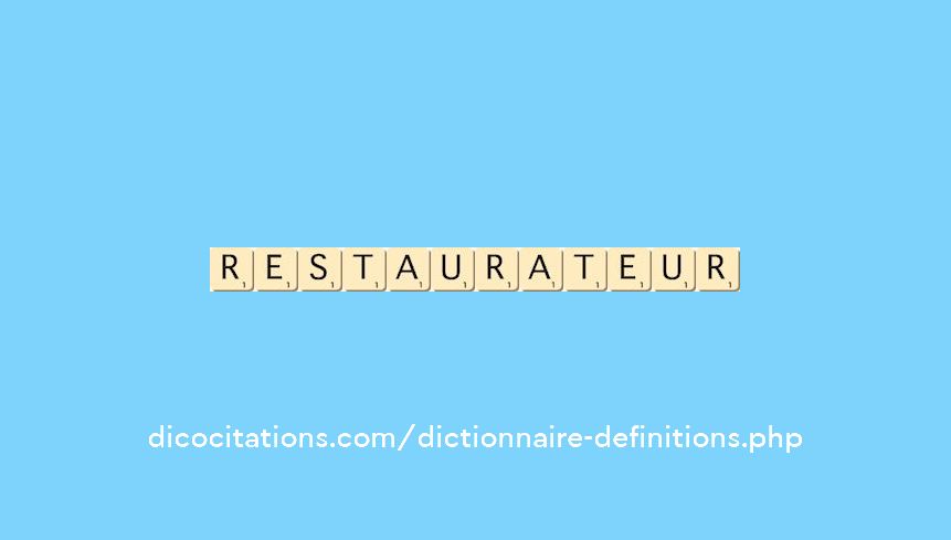 restaurateur