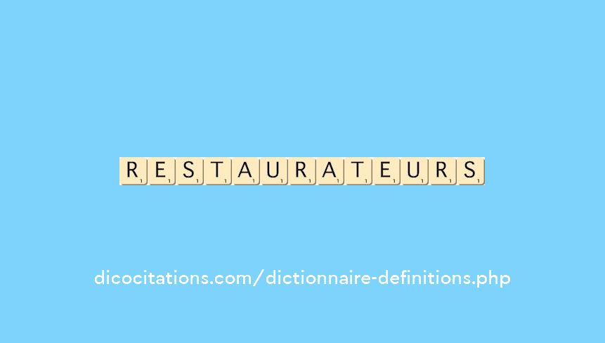 restaurateurs