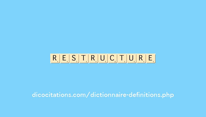 restructure restructure