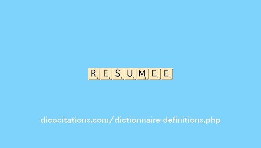 resumee