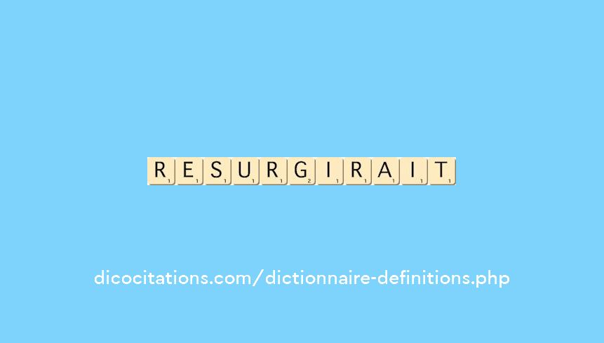 resurgirait
