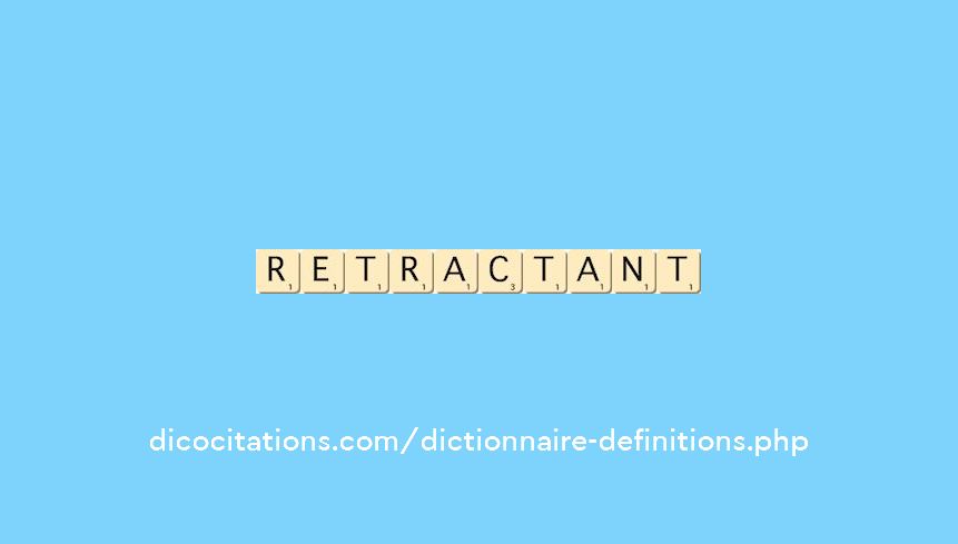 retractant retractant