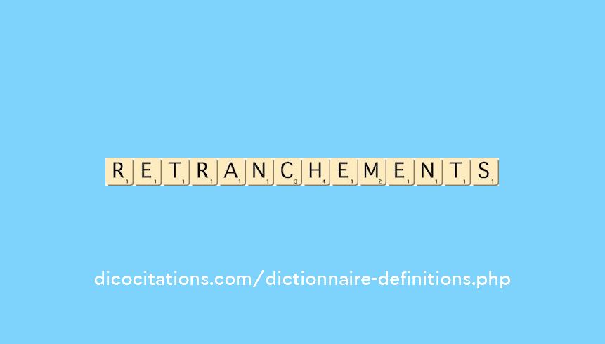 retranchements retranchements