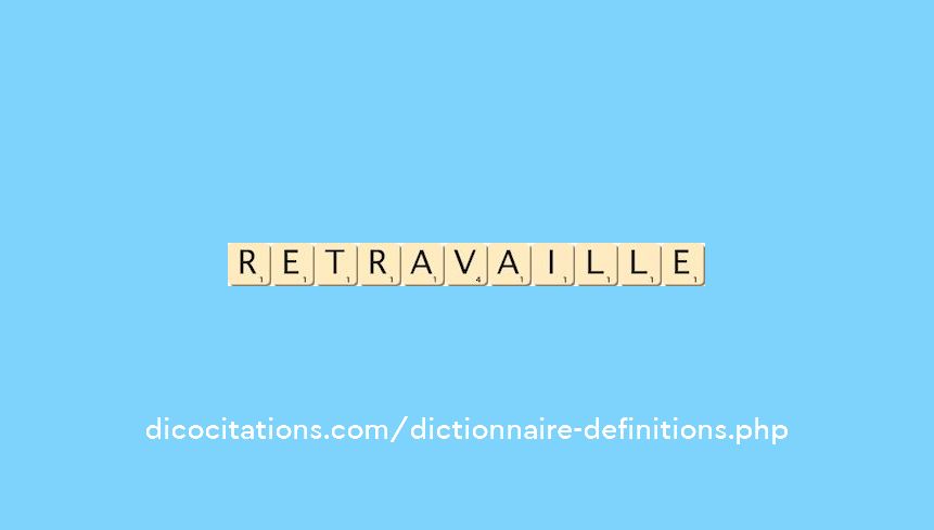 retravaille