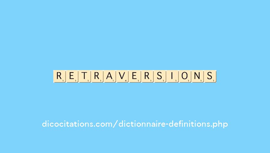 retraversions