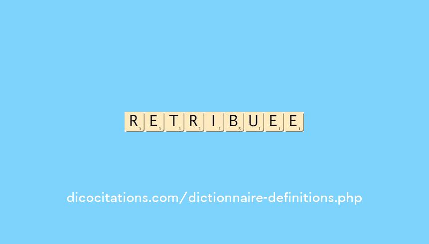 retribuee retribuee