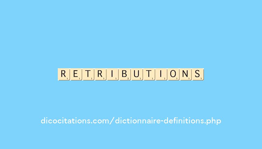 retributions