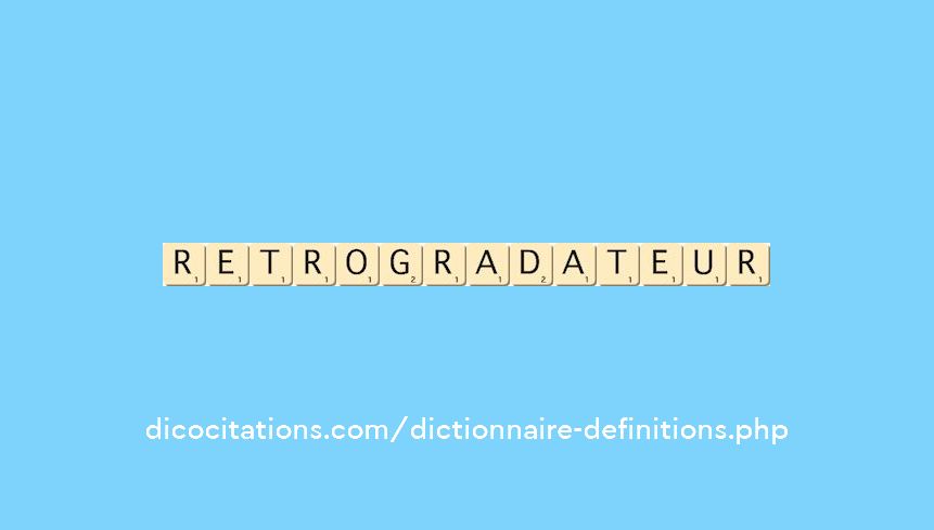 retrogradateur
