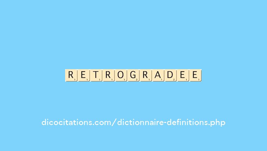 retrogradee retrogradee