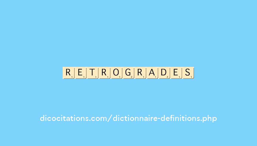 retrogrades retrogrades