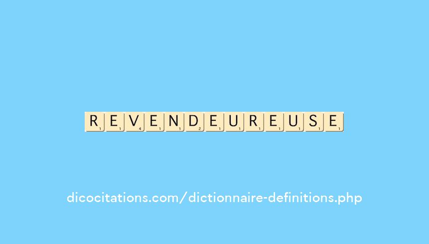 revendeur--euse