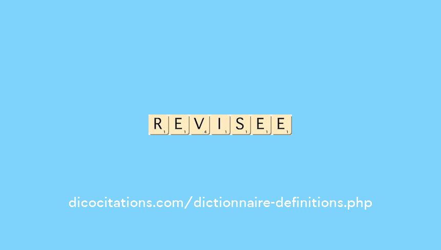 revisee