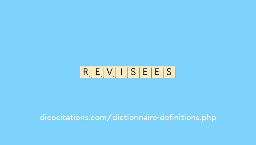 revisees