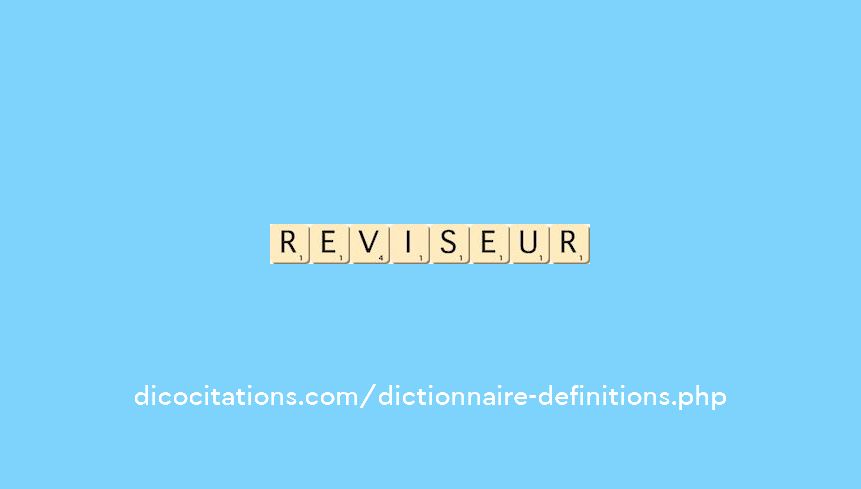 reviseur reviseur