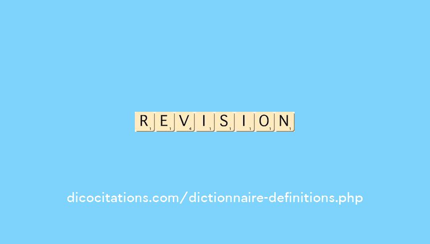 revision