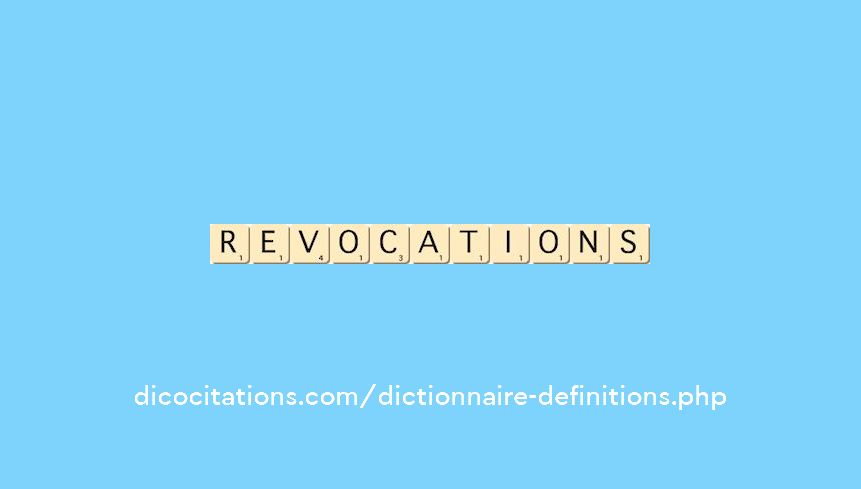revocations