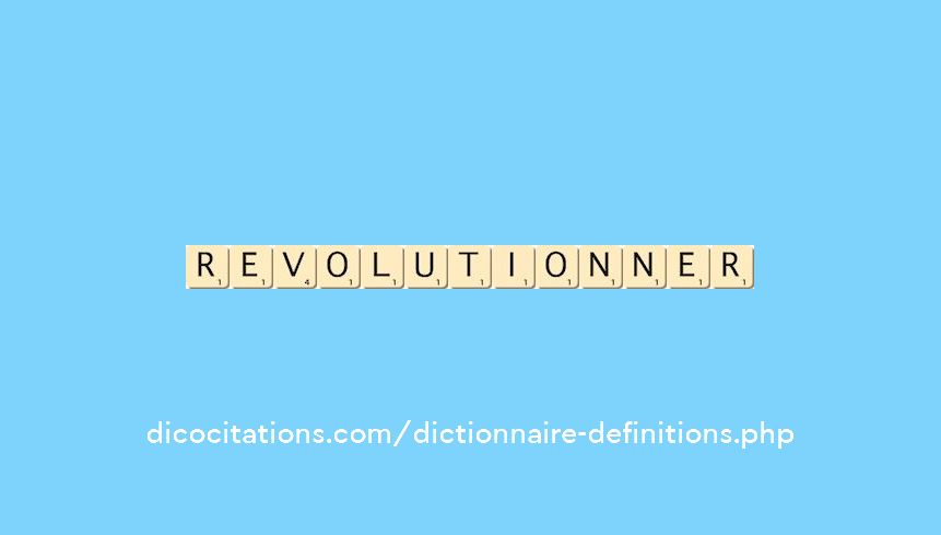 revolutionner