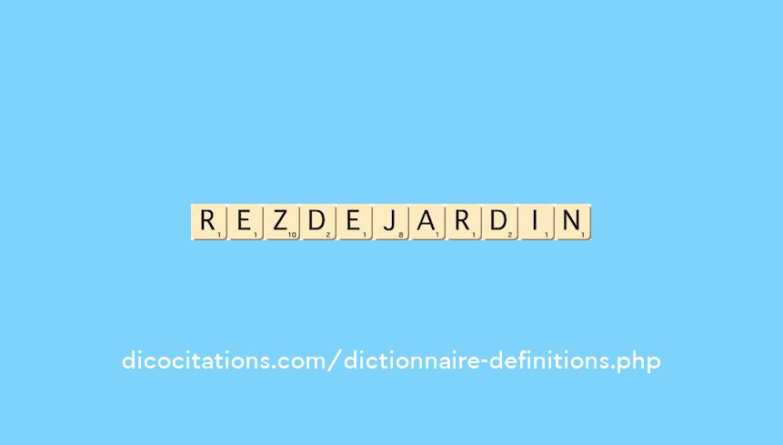 rez-de-jardin