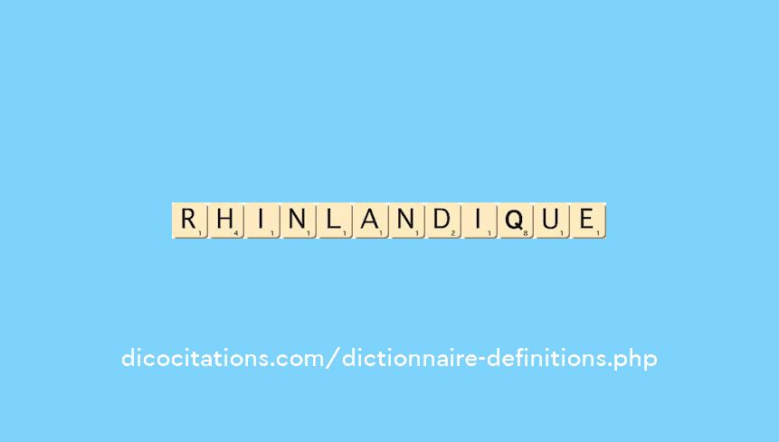 rhinlandique