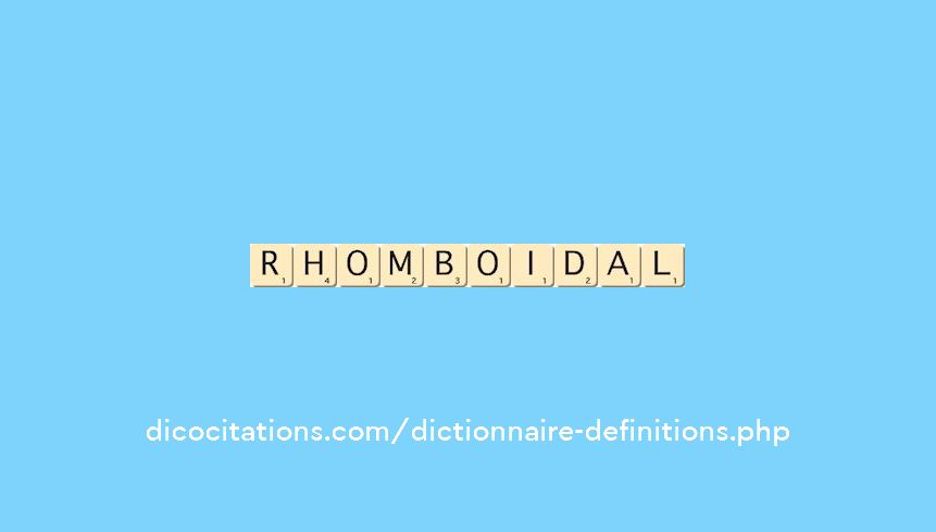 rhomboidal