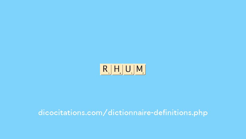 rhum rhum