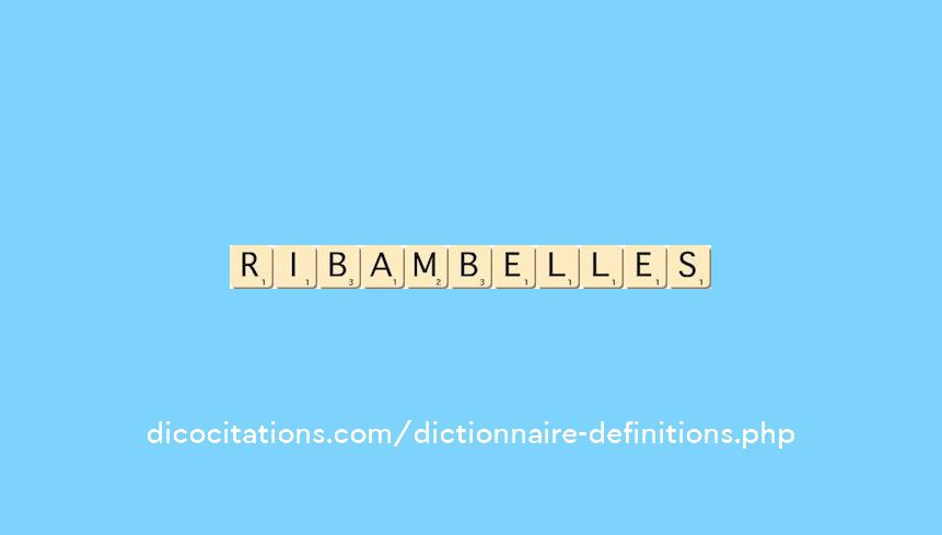 ribambelles ribambelles