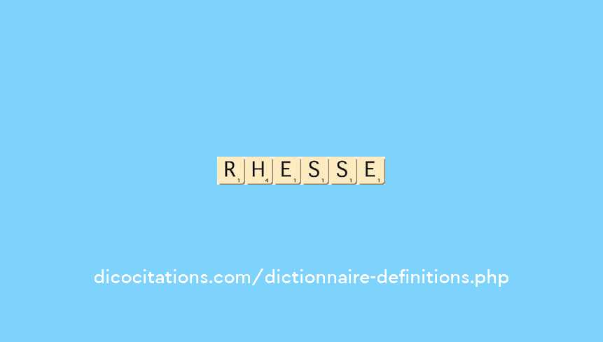 richesse