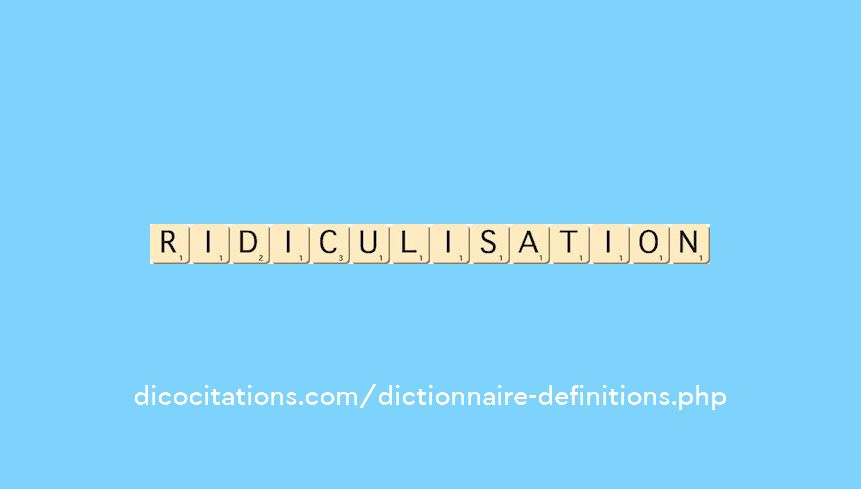 ridiculisation