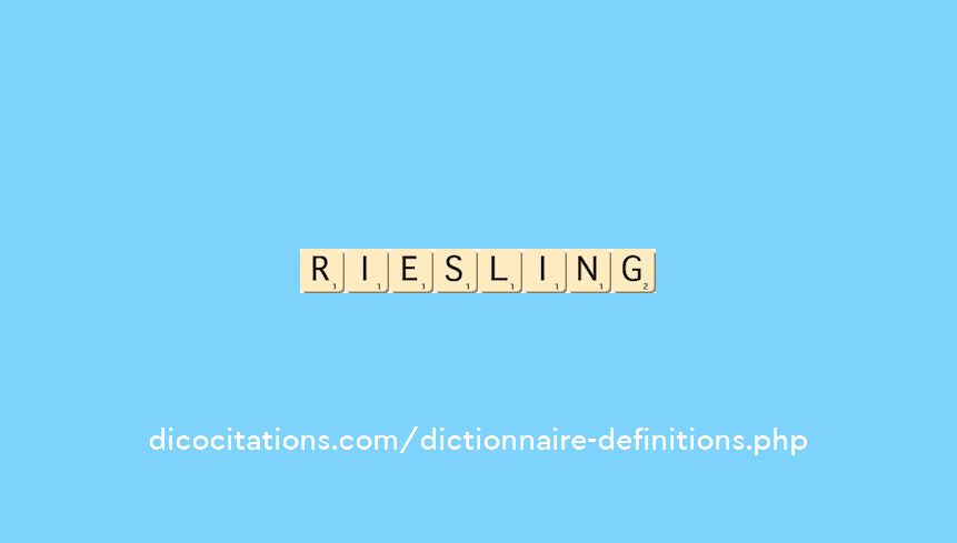 riesling riesling