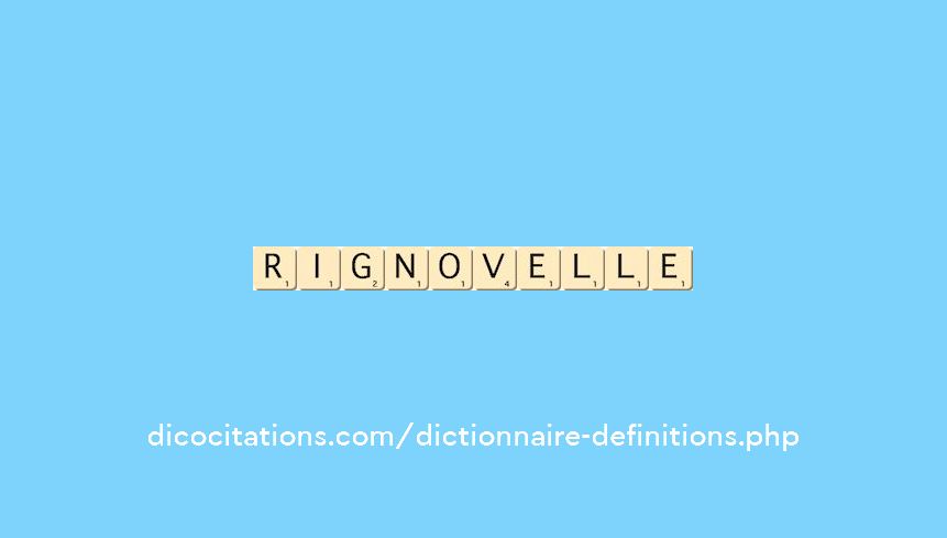 rignovelle