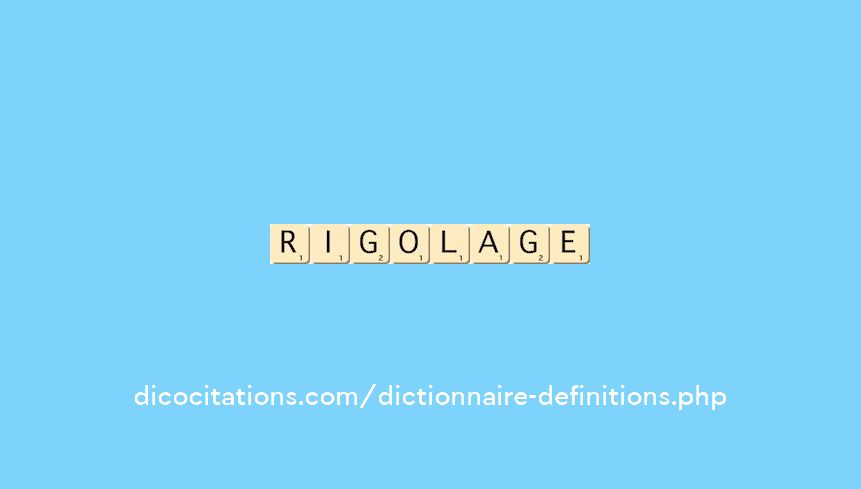 rigolage