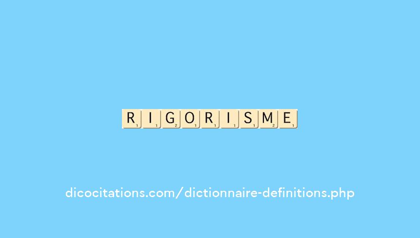 rigorisme