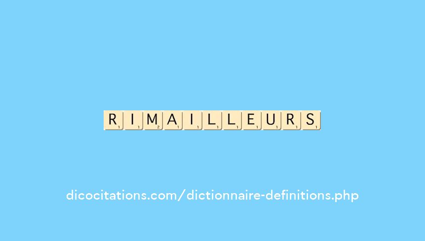 rimailleurs rimailleurs