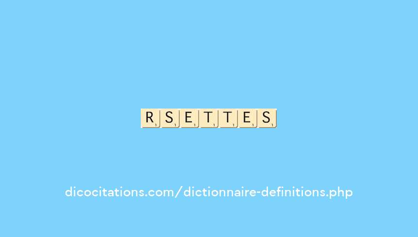 risettes risettes