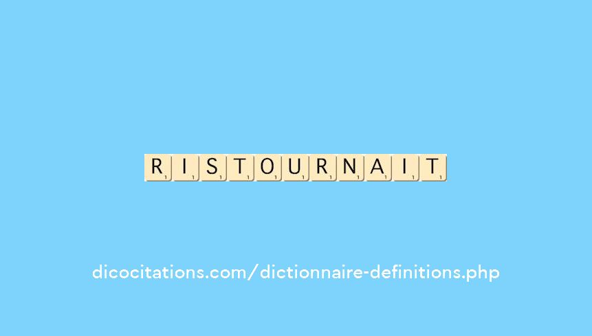 ristournait ristournait
